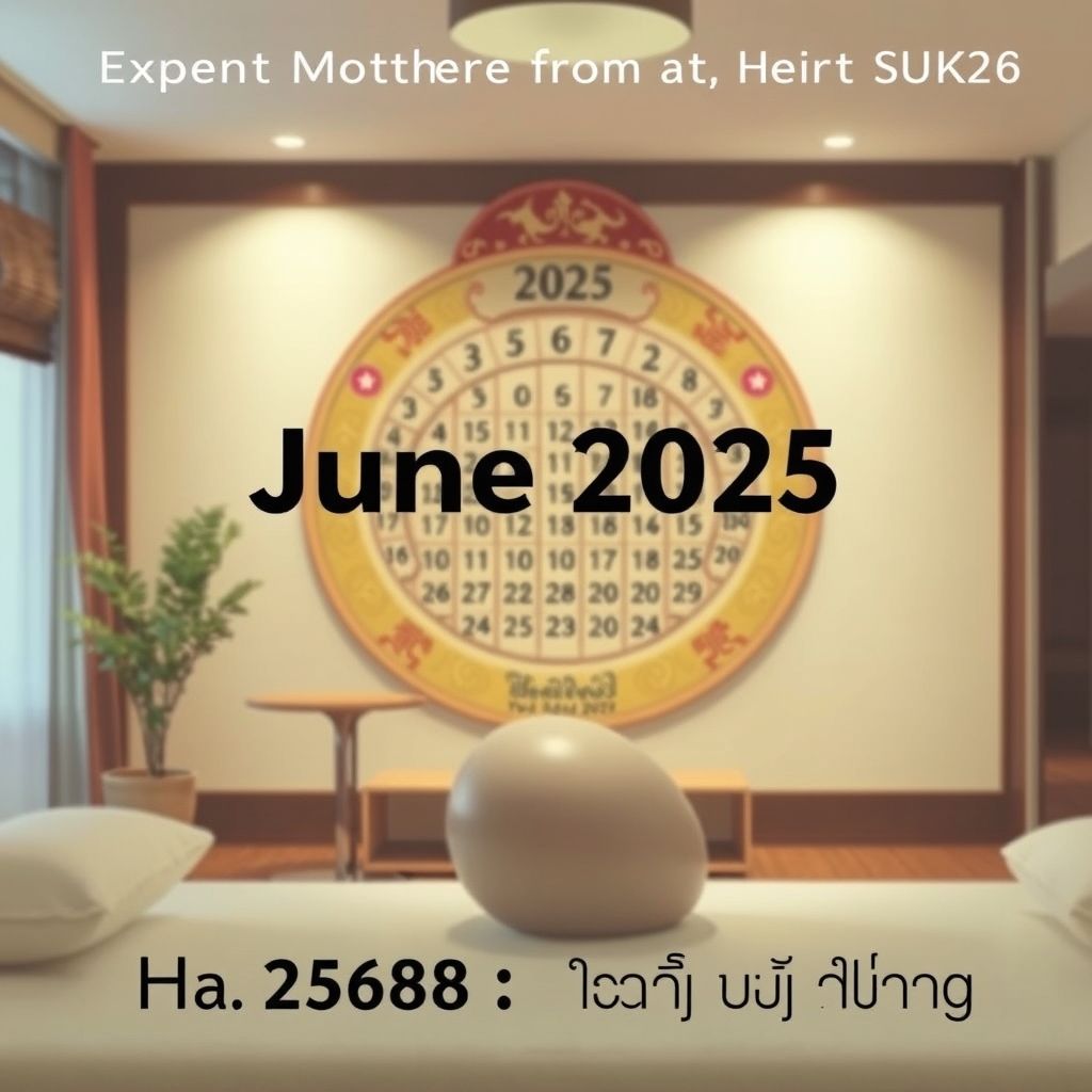 ฤกษ์ผ่าคลอดมิถุนายน 2568: คำแนะนำจากผู้เชี่ยวชาญ อ.ชัญ